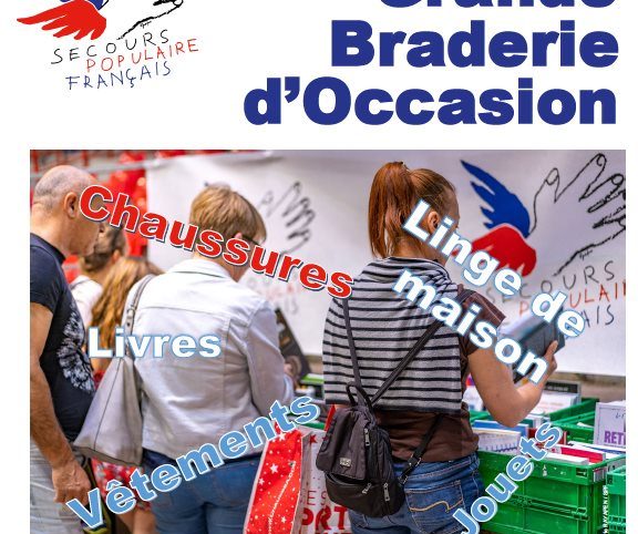 Braderie solidaire secours populaire