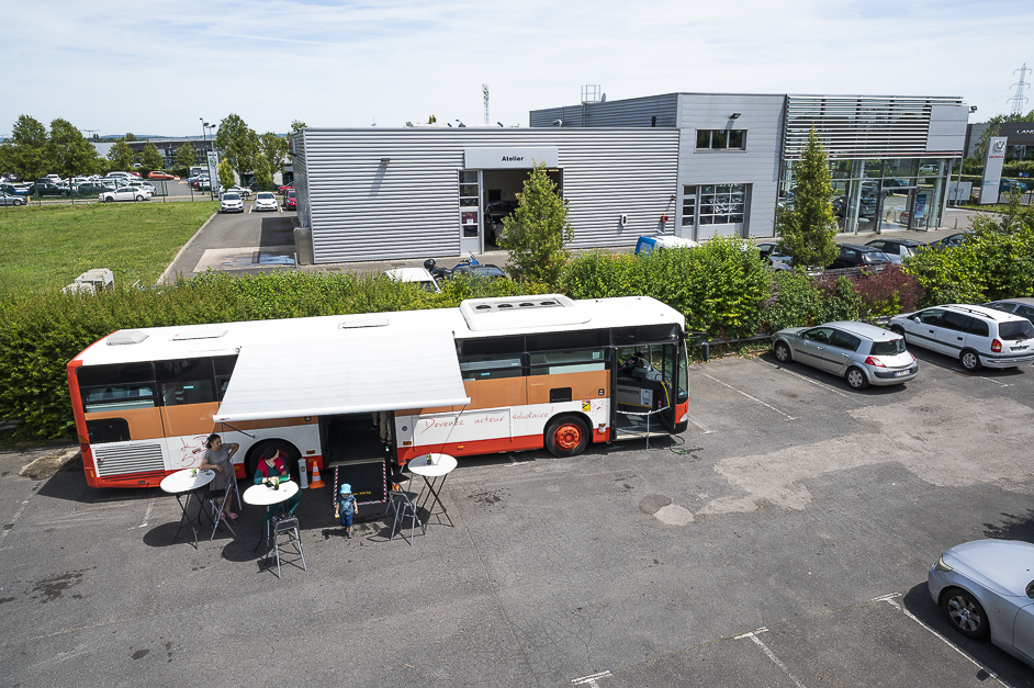 bus solidaire - Espérer 95 - Cergy-Pontoise