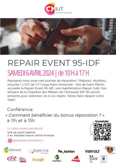 Affiche Repair'Event 95-IdF