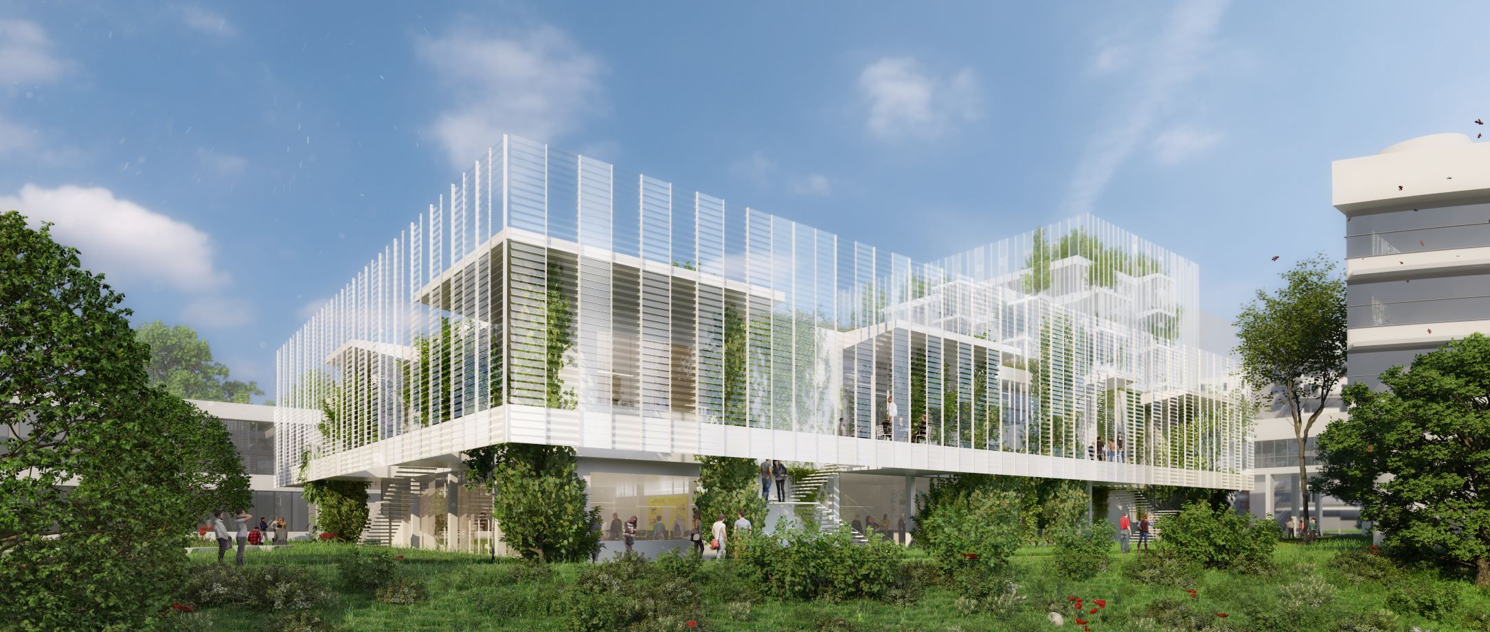 Campus Essec 2020 à Cergy-Pontoise : le creative learning center