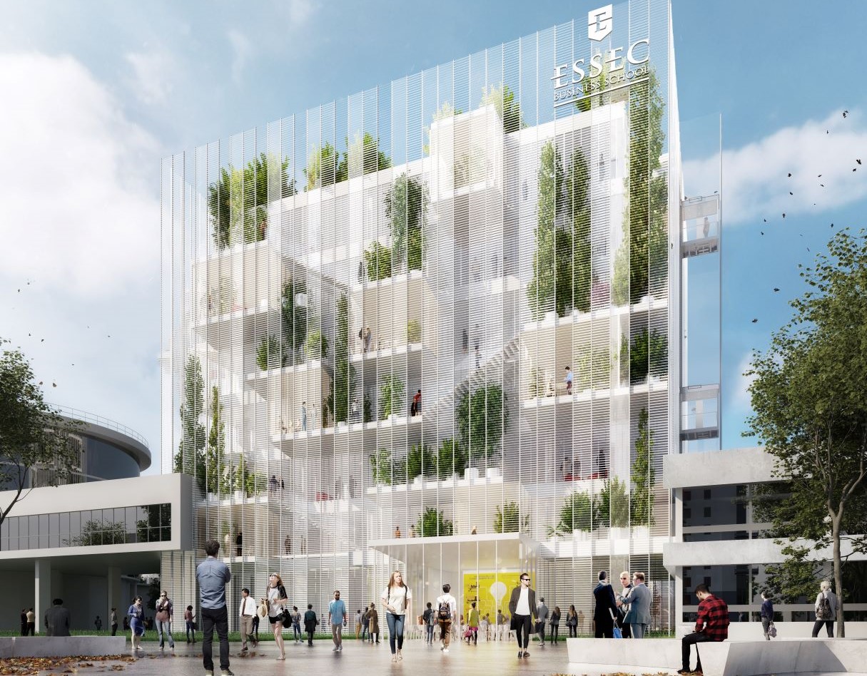 Campus Essec 2020 à Cergy-Pontoise : la green research tower